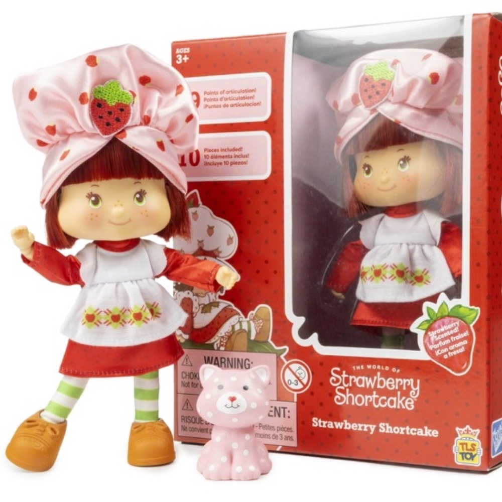NEW Strawberry Shortcake 5.5 inch Articulated Fashion Doll, 2024, Rare!